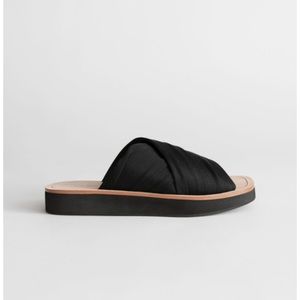 & Other Stories Criss Cross Platform Sandals sz 37